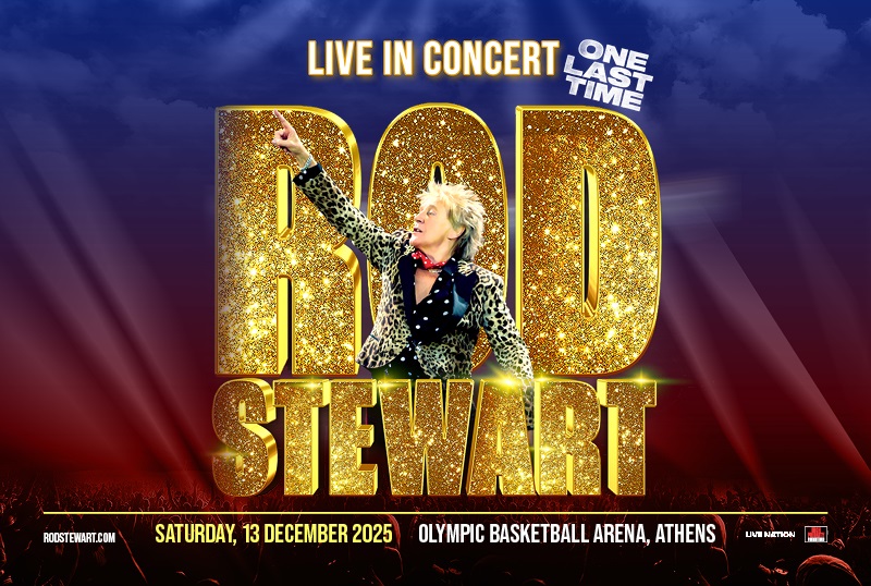 Rod Stewart zum ersten Mal live in Athen