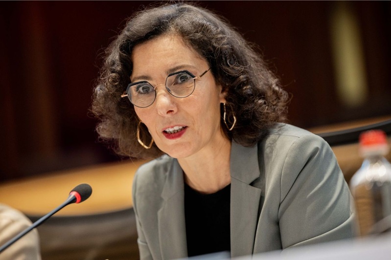 Die EU-Kommissarin Hadja Lahbib