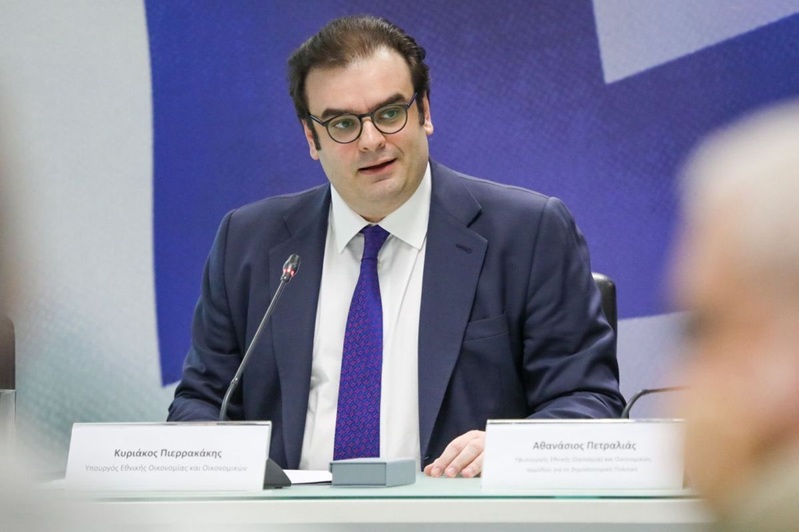 Der griechische Minister für Wirtschaft und Finanzen, Kyriakos Pierrakakis.