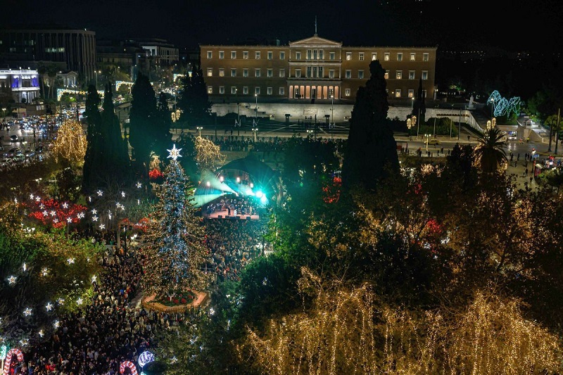 Musikalische Reise auf dem Syntagma Platz