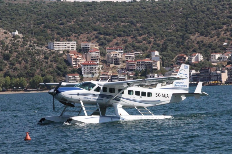 Flugzeuge von Hellenic Seaplanes in Amphilochia. Fotoquelle: Hellenic Seaplanes